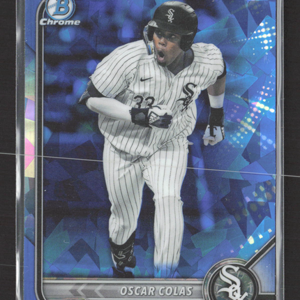 2022 Bowman Chrome sapphire Oscar Colas #BDC-51 Blue
