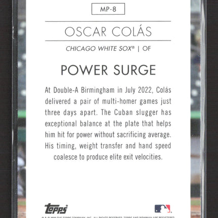 2023 Bowman Modern Prospects Oscar Colás #MP-8 Power Surge