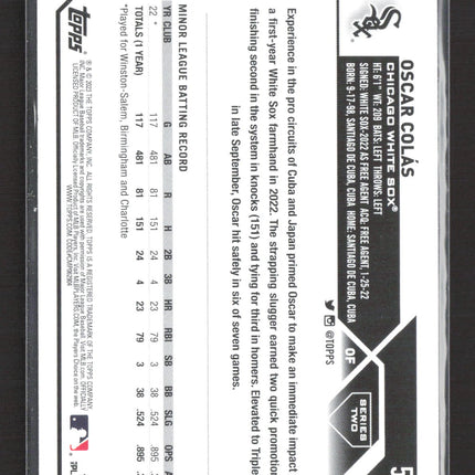 2023 Topps Series Two Oscar Colas #545 RC