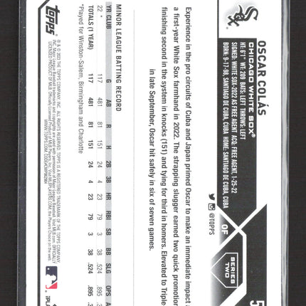2023 Topps Series 2 Oscar Colás #545 RC