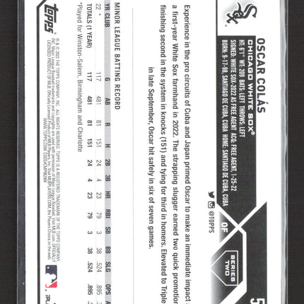 2023 Topps Series 2 Oscar Colas #545 RC