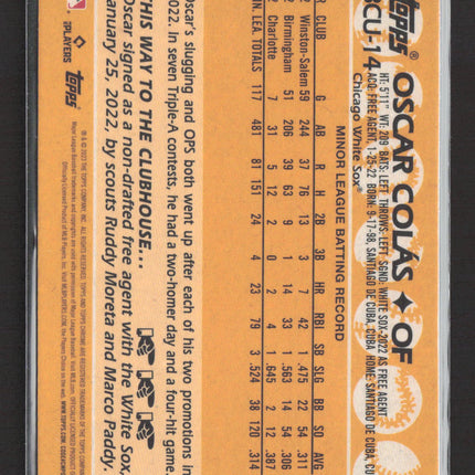 2023 Topps Chrome 1988 Topps Baseball Oscar Colás #88CU-14 RC