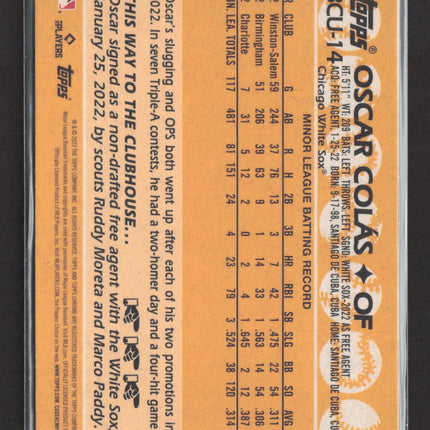 2023 Topps Chrome 1988 Topps Baseball Oscar Colás #88CU-14 RC