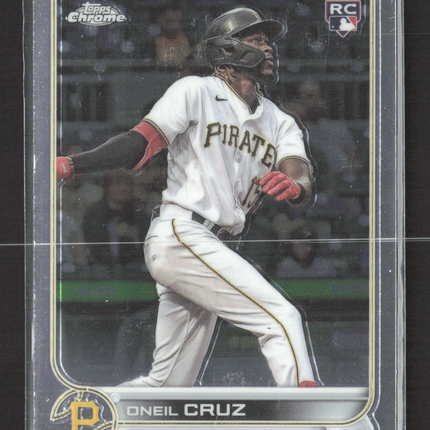 2022 Topps Chrome Oneil Cruz #128 Sonic Black & White RayWave RC