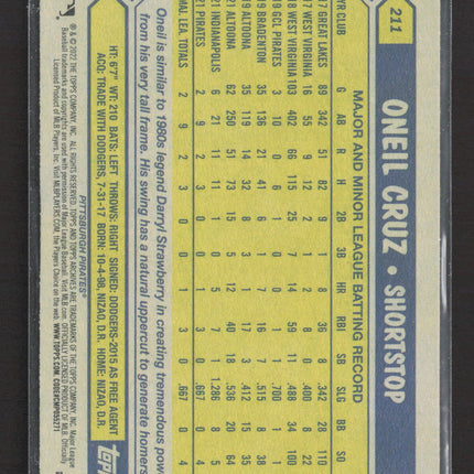 2022 Topps Archives Oneil Cruz #211 RC