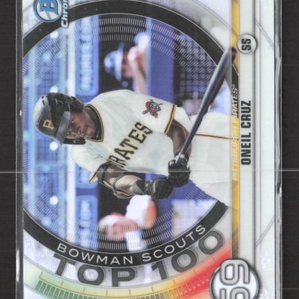 2020 Bowman Chrome Bowman Scouts Top 100 Oneil Cruz #BTP-69