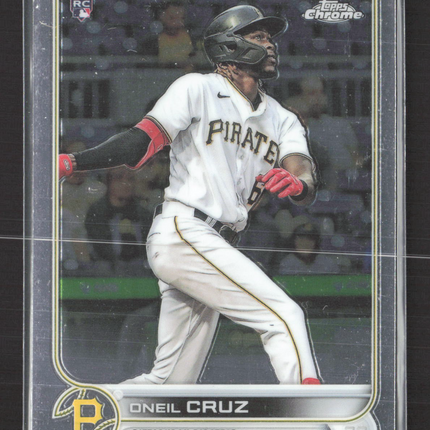 2022 Topps Chrome Oneil Cruz #128 Sonic Black & White RayWave RC