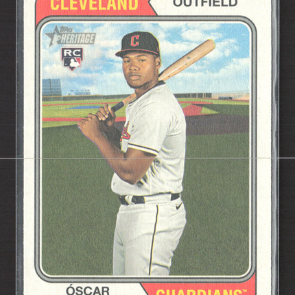 2023 Topps Heritage Óscar González #382 RC
