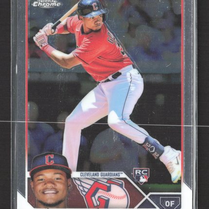 2023 Topps Chrome Oscar Gonzalez #207 RC