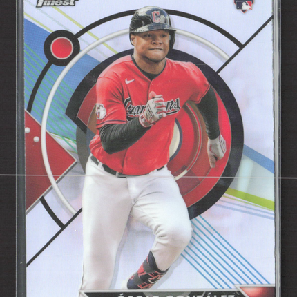 2023 Topps Finest Óscar González #38 Refractor RC