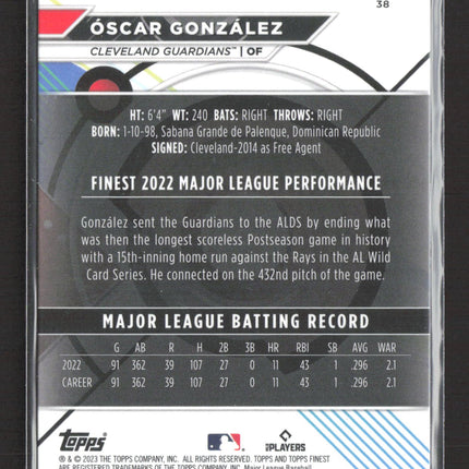 2023 Topps Finest Óscar González #38 RC
