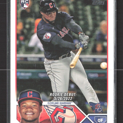 2022 Topps Update Series Oscar Gonzalez #US275 RC