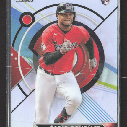 2023 Topps Finest Óscar González #38 Refractor RC