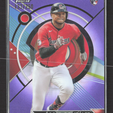 2023 Topps Finest Óscar González #38 Purple Refractor RC 133/250
