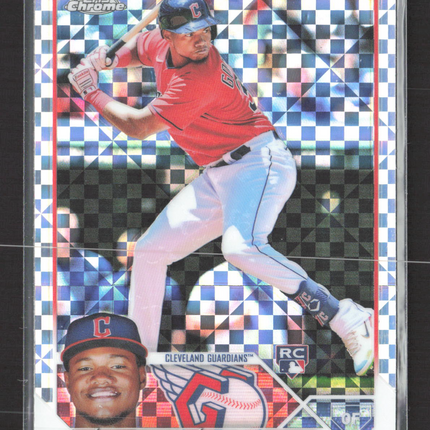 2023 Topps Chrome Oscar Gonzalez #207 X-Fractor RC