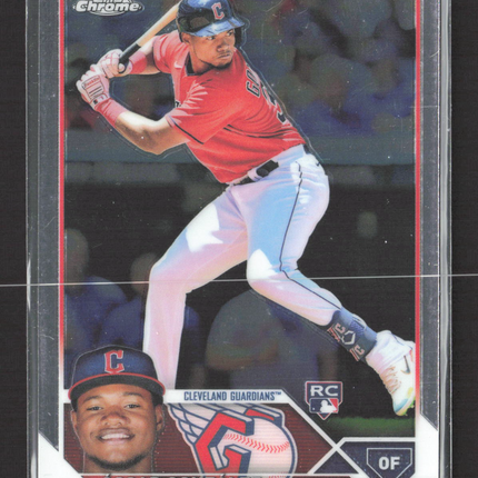 2023 Topps Chrome Oscar Gonzalez #207 RC