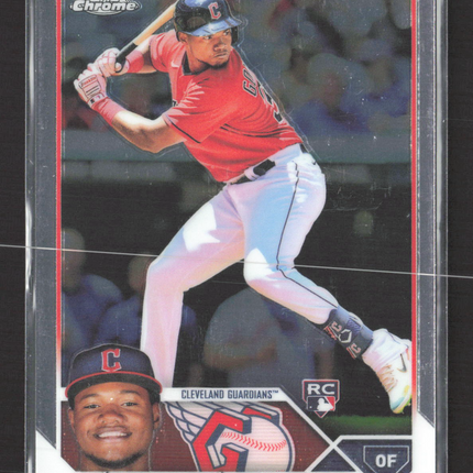 2023 Topps Chrome Oscar Gonzalez #207 RC