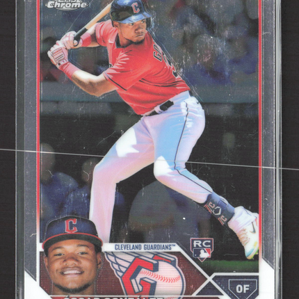 2023 Topps Chrome Oscar Gonzalez #207 RC