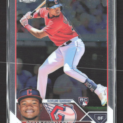 2023 Topps Chrome Oscar Gonzalez #207 RC