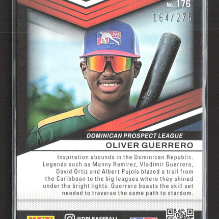 2023 Panini Elite Extra Edition Status Oliver Guerrero #176 164/275