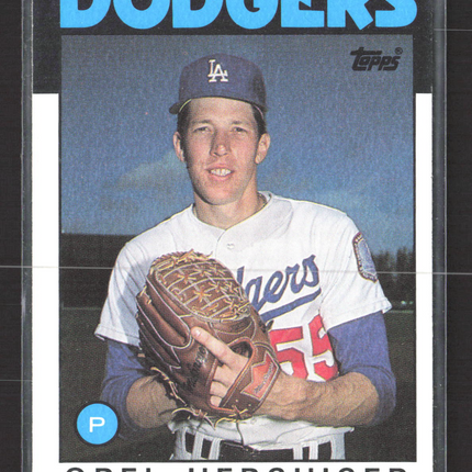 1986 Topps Orel Hershiser #159