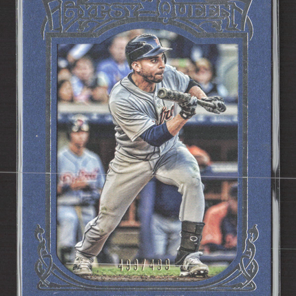 2013 Topps Gypsy Queen Omar Infante #196 Blue 499/499