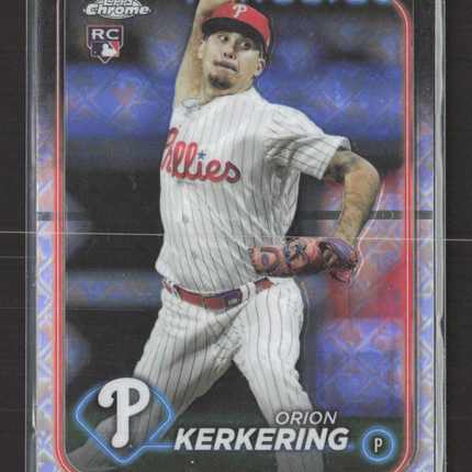 2024 Topps Chrome Orion Kerkering #180 logofractor RC