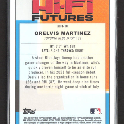 2022 Bowman Chrome Hi-Fi Futures Orelvis Martinez #HIFI-18 Mojo Refractor