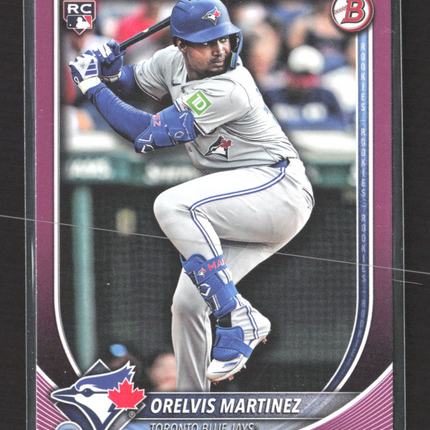 2021 Bowman Orelvis Martinez #75 Purple 238/299 RC
