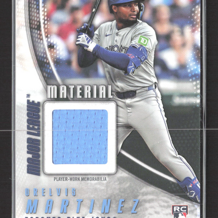 2025 Topps Major League Material Orelvis Martinez #MLM-OM jersey RC