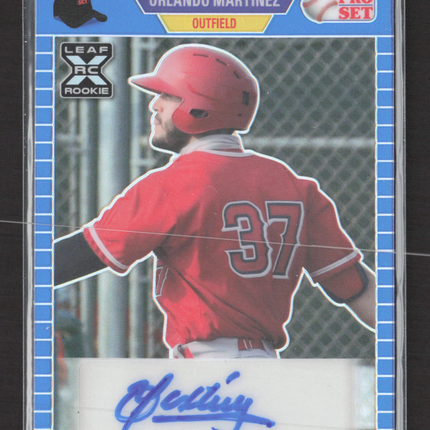 2021 Leaf Pro Set Orlando Martinez #PA-OM2 RC auto /35