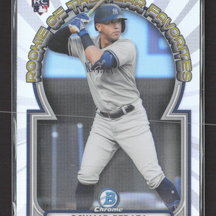 2023 Bowman Chrome Rookie of the Year Favorites Oswald Peraza #ROYF-13 RC