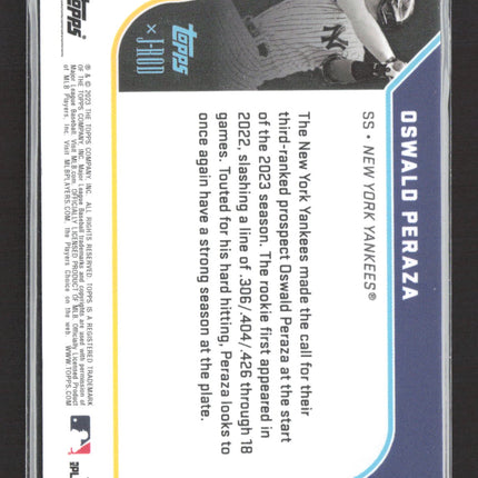 2023 Topps x J-Rod Oswald Peraza #73 RC /199