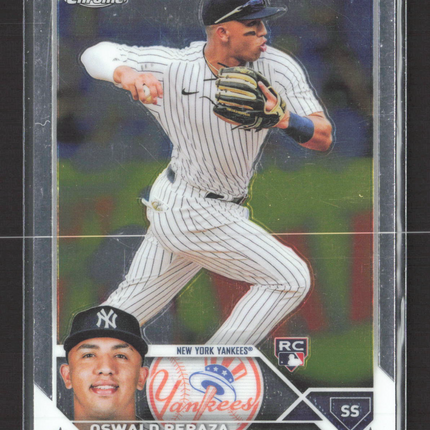 2023 Topps Chrome Oswald Peraza #132 RC