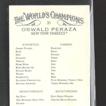 2023 Topps Allen & Ginter Oswald Peraza #31 RC