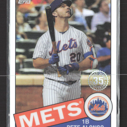 2020 Topps 1985 Topps Baseball Pete Alonso #85TC-18 Silver Pack Chrome