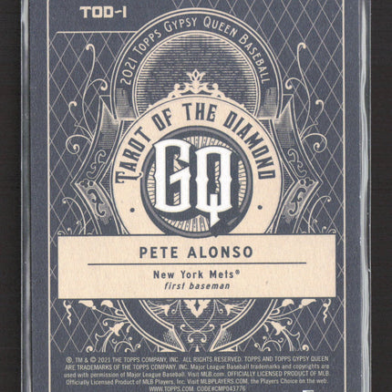 2021 Topps Gypsy Queen Tarot of the Diamond Pete Alonso #TOD-1