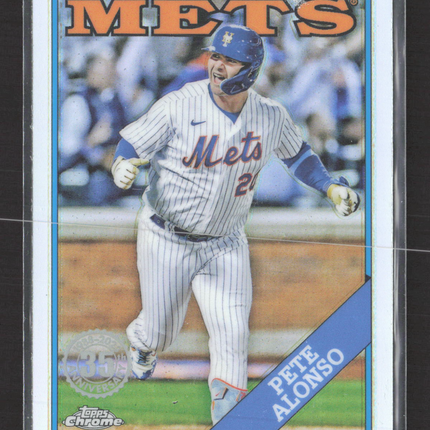 2023 Topps Chrome 1988 Topps Baseball Pete Alonso #88BC-6