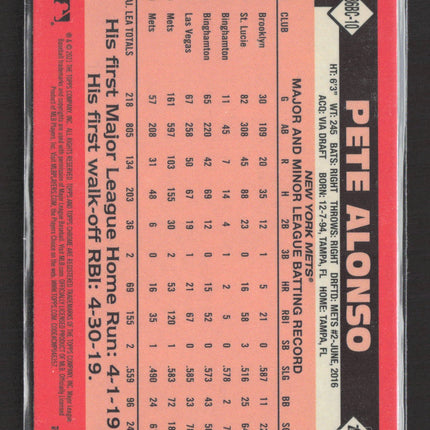 2021 Topps Chrome 1986 Topps Baseball Pete Alonso #86BC-10
