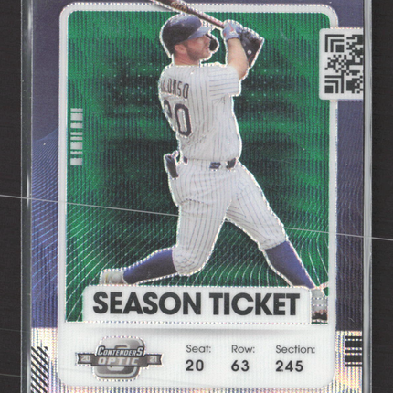 2021 Panini Contenders Optic Baseball Pete Alonso #84 Green Wave