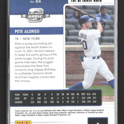 2021 Panini Contenders Optic Baseball Pete Alonso #84 Green Wave