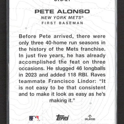 2024 Topps City to City Pete Alonso #CTC-21