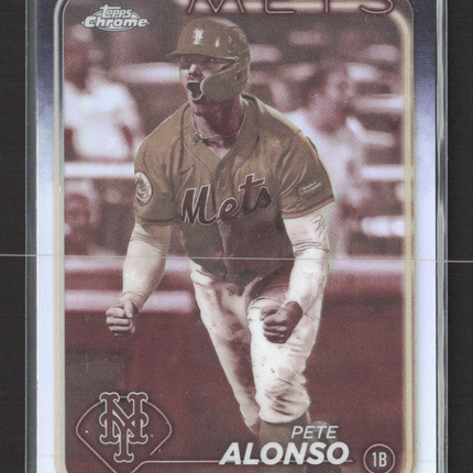 2024 Topps Chrome Pete Alonso #269 Sepia Refractor