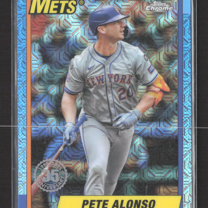 2024 Topps Chrome Silver Pack Mojo Refractor Pete Alonso #T90C-83