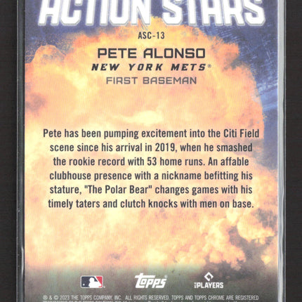2023 Topps Chrome Action Stars Pete Alonso #ASC-13
