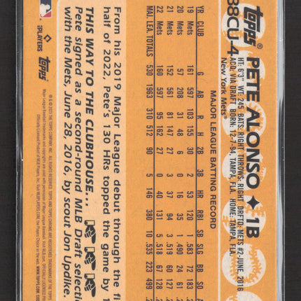 2023 Topps Chrome 1988 Topps Baseball Pete Alonso #88CU-4