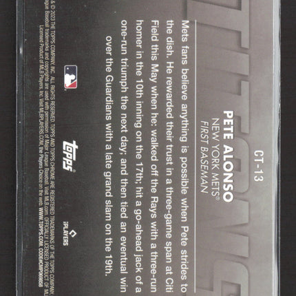 2023 Topps Chrome Titans Pete Alonso #CT-13