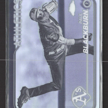 2024 Topps Chrome Paul Blackburn #43 Negative Refractor