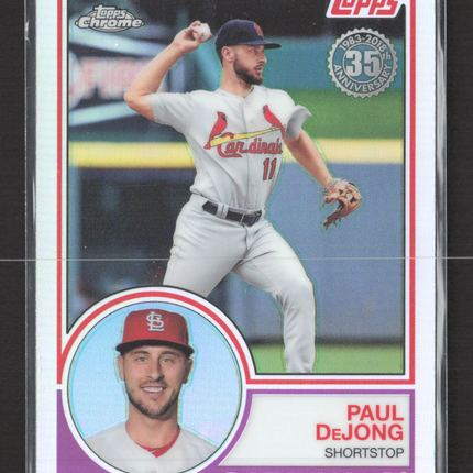 2018 Topps Chrome 1983 Topps Baseball Paul DeJong #83T-22