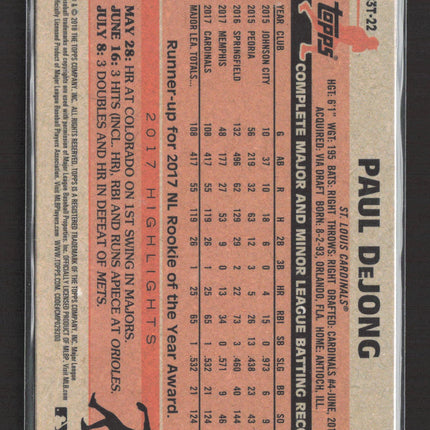 2018 Topps Chrome 1983 Topps Baseball Paul DeJong #83T-22